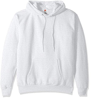 Hanes Men's Pullover EcoSmart Hooded Sweatshirt, ash, Small