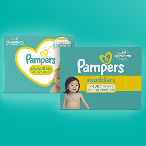 Diapers Newborn/Size 0 (< 10 lb), 140 Count - Pampers Swaddlers Disposable Baby Diapers, Enormous Pack (Packaging May Vary)