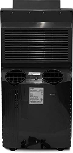 Whynter ARC-14SH 14,000 BTU Dual Hose Portable Air Conditioner, Dehumidifier, Fan & Heater with Activated Carbon Filter Plus Storage Bag, Platinum Black
