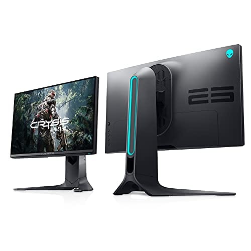 Alienware 360Hz Gaming Monitor 24.5 Inch FHD (Full HD 1920 x 1080p), NVIDIA G-SYNC Certified, 100mm x 100mm VESA Mounting Support, Dark Side of The Moon - AW2521H