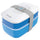 Bentgo Classic - All-in-One Stackable Bento Lunch Box Container - Modern Bento-Style Design Includes 2 Stackable Containers, Built-in Plastic Utensil Set, and Nylon Sealing Strap (Blue)