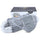 DIOLV 50 Pcs Disposable Face Mask 4-Layer Breathable Masks Dark Gray with White Ear Loops