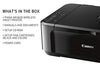 Canon Pixma MG3620 Wireless All-In-One Color Inkjet Printer with Mobile and Tablet Printing, Black, 2.6