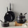 Amazon Basics Non-Stick Cookware Set, Pots and Pans - 8-Piece Set