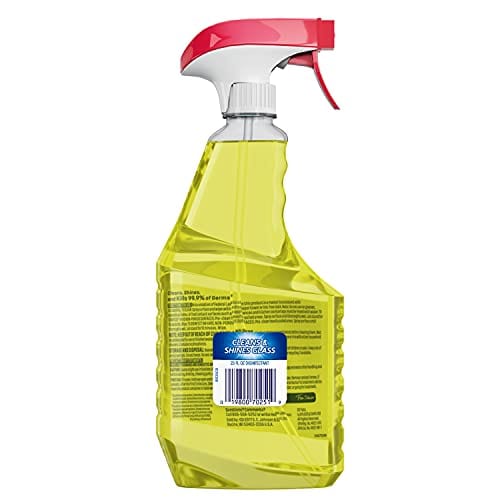 Windex Multi-Surface Cleaner and Disinfectant Spray Bottle, Scent, Citrus Fresh, 23 Fl Oz (Pack of 1)