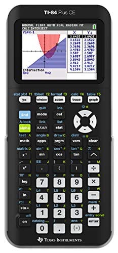 Texas Instruments TI-84 Plus CE Color Graphing Calculator, Black