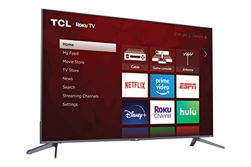 TCL 65-inch 5-Series 4K UHD Dolby Vision HDR QLED Roku Smart TV - 65S535, 2021 Model