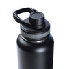 Thermoflask Double Stainless Steel Insulated Water Bottle, 18 oz, Black