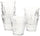 Duralex Made In France Picardie Clear Tumbler, Set of 6, 3-1/8 Ounce
