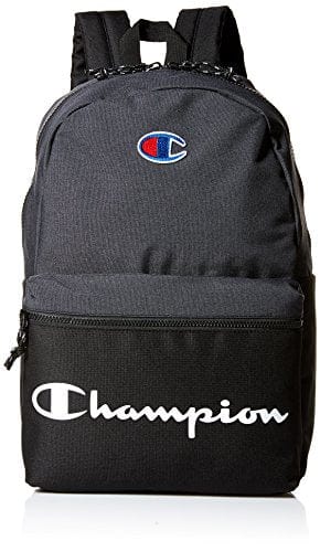 Champion Men's Manuscript Backpack, black, One size