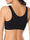 Fruit of the Loom Women's Built Up Tank Style Sports Bra, Black/White/White/Heather Grey 4-Pack, 34