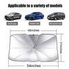 Sedan SUV Car Windshield Sun Shade,Foldable Automotive Windshield Shade,Sunshades Car Umbrella for Windshield Easy to Store and Use
