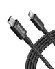 Anker New Nylon USB-C to Lightning Charging Cord for [6ft MFi Certified] for iPhone 12/11 Pro/X/XS/XR / 8 Plus, Supports Power Delivery (Black)