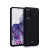TORU DX Slim Compatible with Samsung Galaxy S20 Case - Protective Dual Layer Hybrid Case with Flexible Soft TPU Bumper Shell Hard Cover - Matte Black