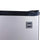 RCA RFR322-B RFR322 3.2 Cu Ft Single Door Mini Fridge with Freezer, Platinum, Stainless