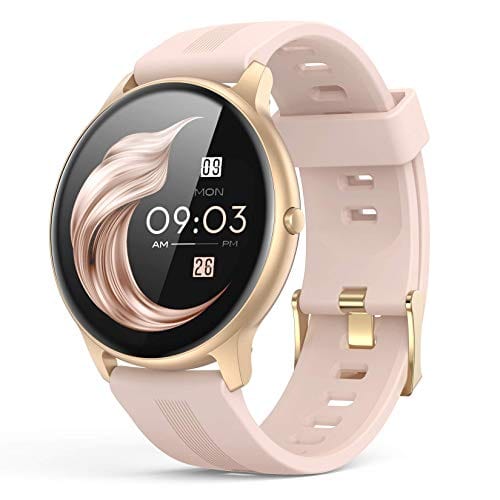 Products Smart Watch for Women, AGPTEK Smartwatch for Android and iOS Phones IP68 Waterproof Activity Tracker with Full Touch Color Screen