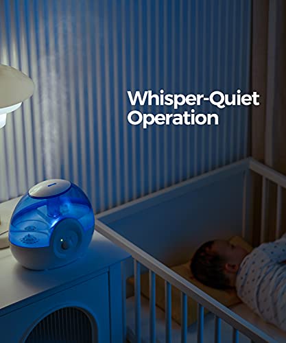 raydrop Cool Mist 2.2L Humidifiers for Bedroom, 28dB Whisper-Quiet Ultrasonic Humidifier, Easy to Clean Home Humidifier