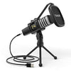 USB Microphone, TONOR Condenser Computer PC Mic with Tripod Stand, Pop Filter, Shock Mount for Gaming, Streaming, Podcasting, YouTube, Voice Over, Skype, Twitch, Compatible with Laptop Desktop, TC30