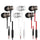 Earphones 3 Pack in-Ear Headphones with Microphone, Headset Stereo Sound Noise Isolating Tangle Free,3.5mm Wired Earbuds
