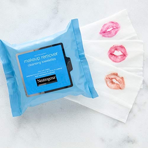 Neutrogena Day & Night Wipes with Makeup Remover Face Cleansing Towelettes & Night Calming Facial Cloths, Alcohol-Free Wipes to Remove Dirt, Oil & Waterproof Mascara, 3 Packs of 25 ct, 75 ct