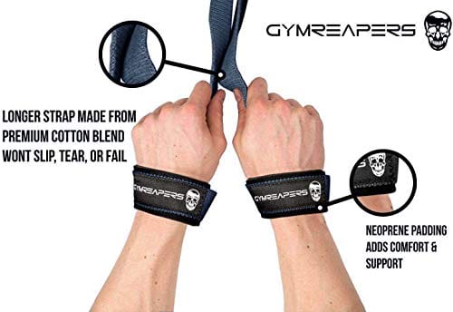 Products Gymreapers Lifting Wrist Straps for Weightlifting, Bodybuilding, Powerlifting, Strength Training, Deadlifts