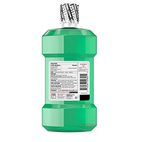 Listerine Freshburst Antiseptic Mouthwash with Germ-Killing Oral Care Formula to Fight Bad Breath, Plaque and Gingivitis, 500ml