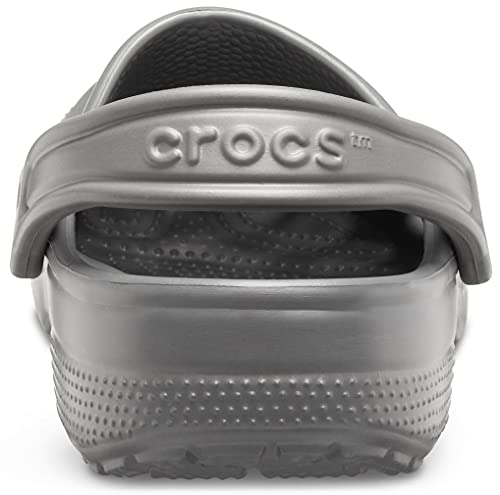 Crocs Men's and Women's Classic Clog, Slate Grey, 4 Women/2 Men