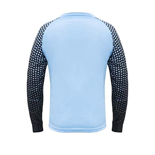 Soccer Goalie Shirt (Columbia Blue, Adult Extra Large)