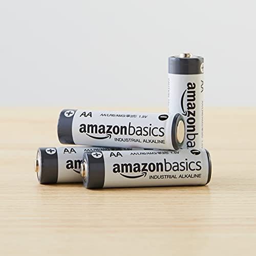 Amazon Basics 200 Pack AA Industrial Alkaline Batteries, 5-Year Shelf Life, Easy to Open Value Pack