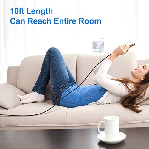 iPhone Charger, [Apple MFi Certified]3Pack 10FT USB A Cable for Long Charger Cable, Fast iPhone Charging Cord Compatible with with iPhone Xs Max/XS/XR/X/8/7/6S/6/Plus/SE/iPad(Red)