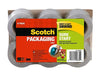 Scotch Sure Start Shipping Packaging Tape, 1.88" x 25 yd, Designed for Packing, Shipping and Mailing, No Splitting or Tearing, 1.5" Core, Clear, 6 Rolls (DP-1000RF6)