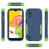 Fotosuncy for Samsung Galaxy A01 Case, Heavy Duty Protection Armor Protective Case for Girls, Boys, Women and Men Navy