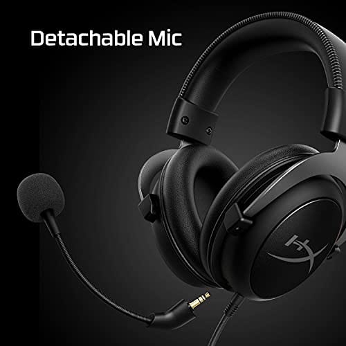 HyperX Cloud II - Gaming Headset, 7.1 Surround Sound, Memory Foam Ear Pads, Durable Aluminum Frame