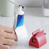 ISKYBOB Set of 2 Rolling Tube Toothpaste Squeezer Dispenser Toothpaste Seat Holder Stand