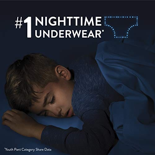 Goodnites Nighttime Bedwetting Underwear, Boys' XS (28-43 lb.), 44 Ct