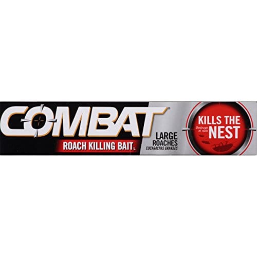 Combat Roach Killing Bait, Large Roach Bait Station, Kills the Nest, Child-Resistant, 8 Count