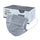 DIOLV 50 Pcs Disposable Face Mask 4-Layer Breathable Masks Dark Gray with White Ear Loops