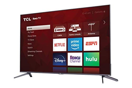 TCL 65-inch 5-Series 4K UHD Dolby Vision HDR QLED Roku Smart TV - 65S535, 2021 Model