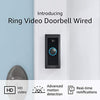 Introducing Ring Video Doorbell Wired – Convenient, essential features in a compact design, pair with Ring Chime to hear audio alerts in your home (existing doorbell wiring required) - 2021 release