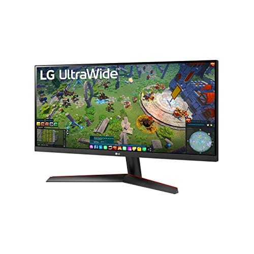 LG 29WP60G-B 29 Inch 21:9 UltraWide Full HD (2560 x 1080) IPS Monitor with sRGB 99% Color Gamut and HDR 10, USB Type-C Connectivity and 3-Side Virtually Borderless Display, Black
