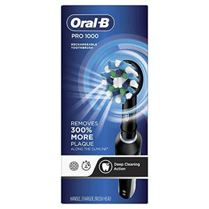 Oral-B Pro 1000 CrossAction Electric Toothbrush, Black