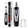Ear and Nose Hair Trimmer Clipper - 2021 Professional Painless Eyebrow & Facial Hair Trimmer for Men Women, Battery-Operated Trimmer with IPX7 Waterproof, Dual Edge Blades for Easy Cleansing Black