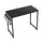 CubiCubi Computer Desk 32" Study Writing Table for Home Office, Modern Simple Style PC Desk, Black Metal Frame, Black
