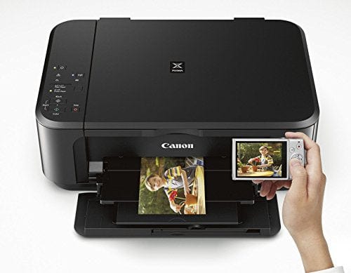 Canon Pixma MG3620 Wireless All-In-One Color Inkjet Printer with Mobile and Tablet Printing, Black, 2.6
