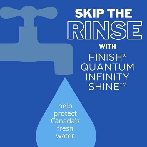 Finish Quantum Infinity Shine - 70 Count - Dishwasher Detergent - Powerball  - Our Best Ever Clean and Shine - Dishwashing Tablets - Dish Tabs  (Packaging May Vary)