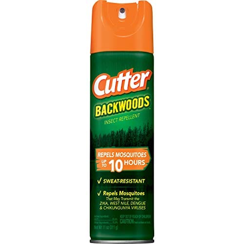 Cutter Backwoods Insect Repellent, Aerosol, 2/11-Ounce