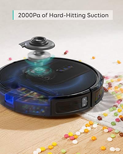 eufy by Anker, RoboVac G30, Robot Vacuum with Smart Dynamic Navigation 2.0, 2000Pa Strong Suction, Wi-Fi, Compatible with Alexa, Carpets and Hard Floors