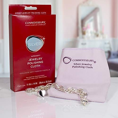 Connoisseurs Silver Polishing Cloth Jewelry Cleaner