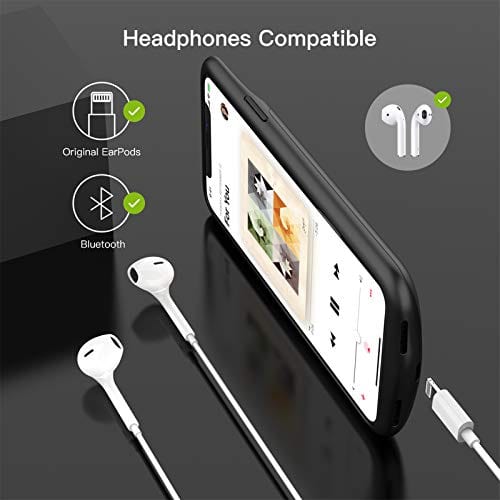 Battery Case for iPhone X/XS, 4000mAh Portable Protective Charging Case Extended Rechargeable Battery Pack Charger Case