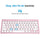 OMOTON Keyboard Compatible with iPad(Sliding Stand), Wireless Bluetooth Keyboard for iPad Air 4, iPad 10.2(8th/ 7th Gen), and More[Stand NOT for iPad Pro 12.9], Rose Gold